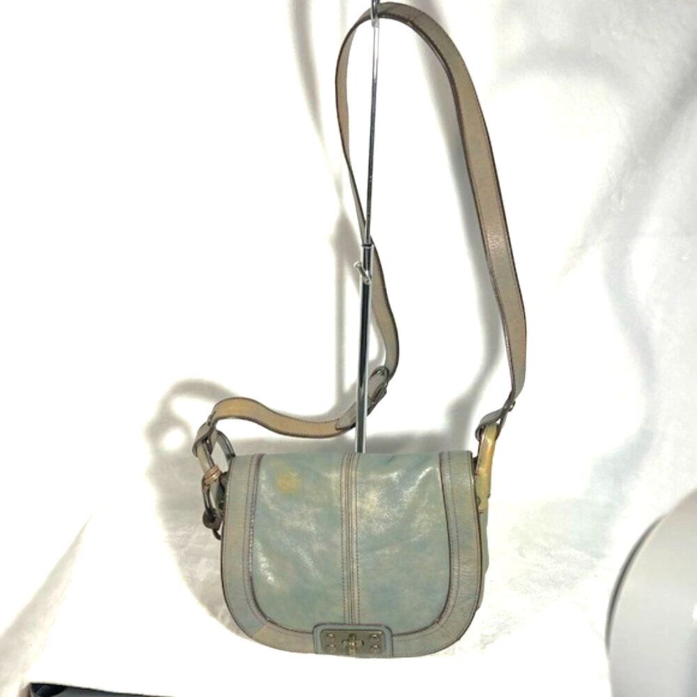 Fossil Vintage Flap Saddlebag Crossbody with Lock & Key